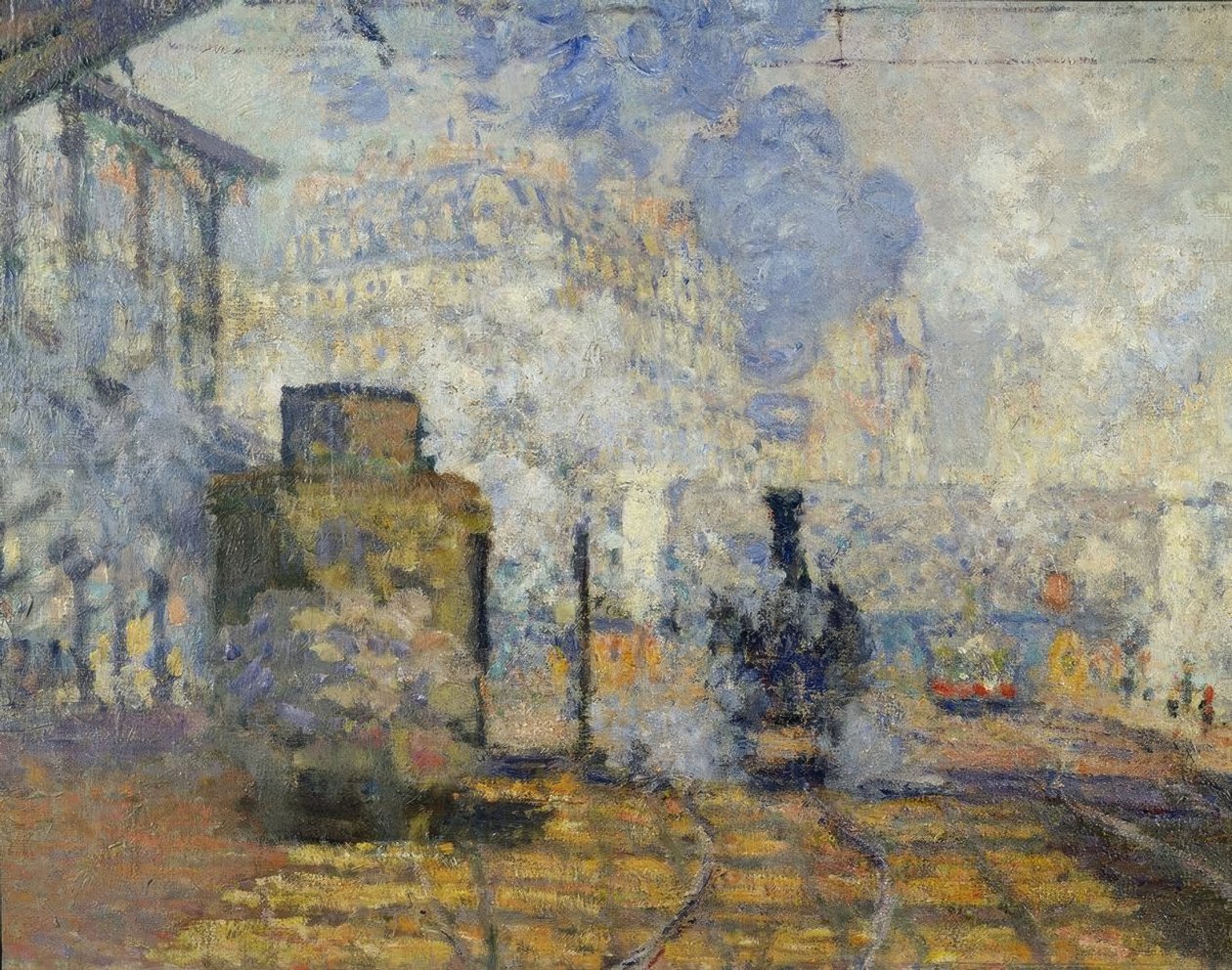 Gare Saint-Lazare af Claude Monet