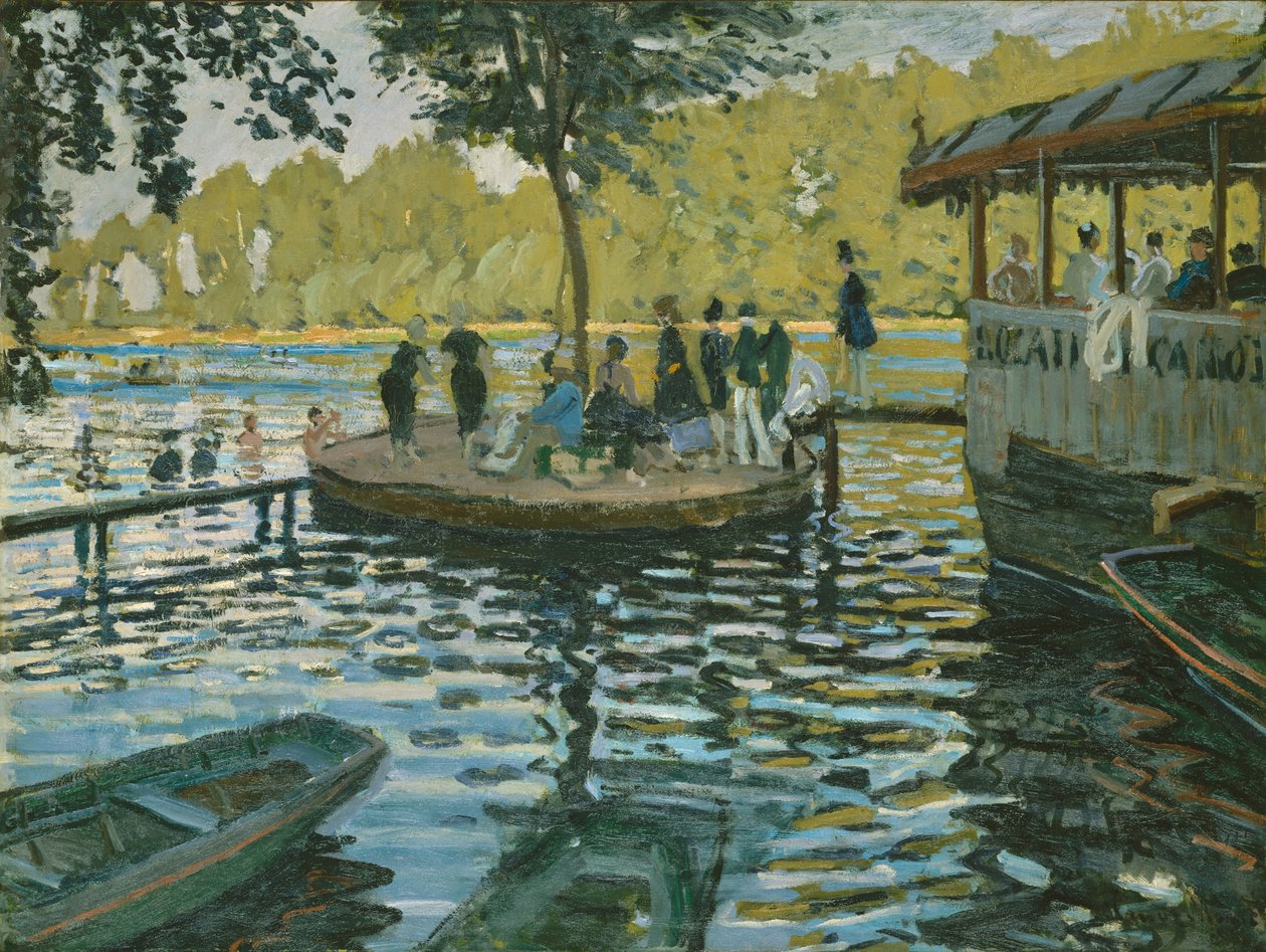 La Grenouillere af Claude Monet