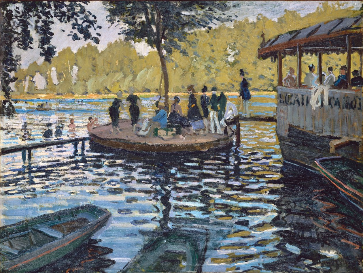 La Grenouillere af Claude Monet