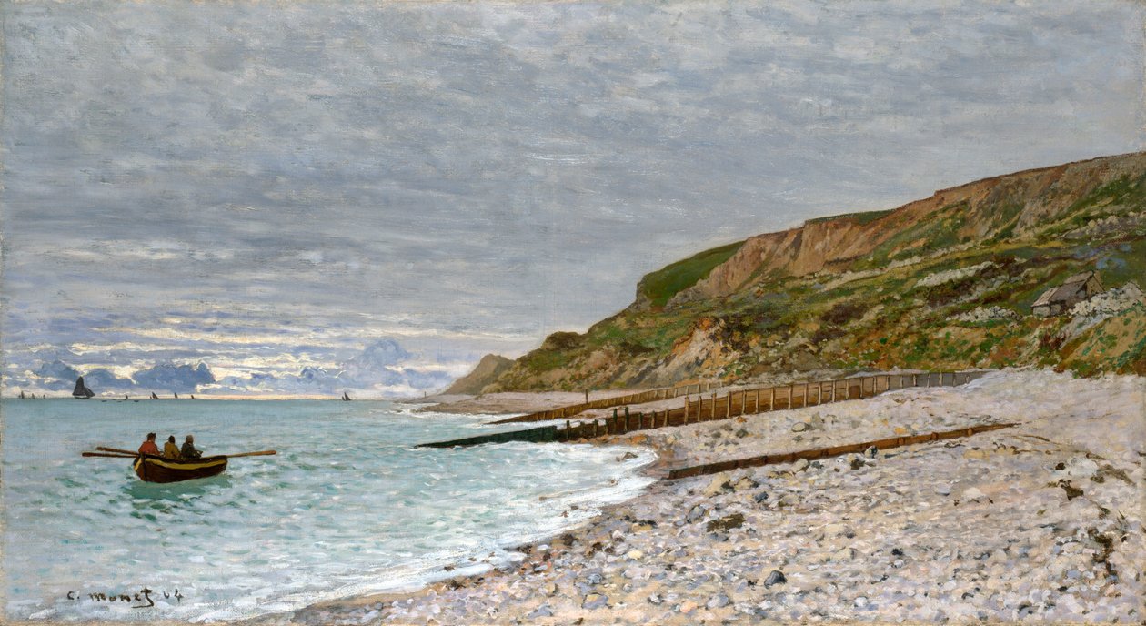 Pointe de la Hève, Sainte-Adresse, 1864 af Claude Monet