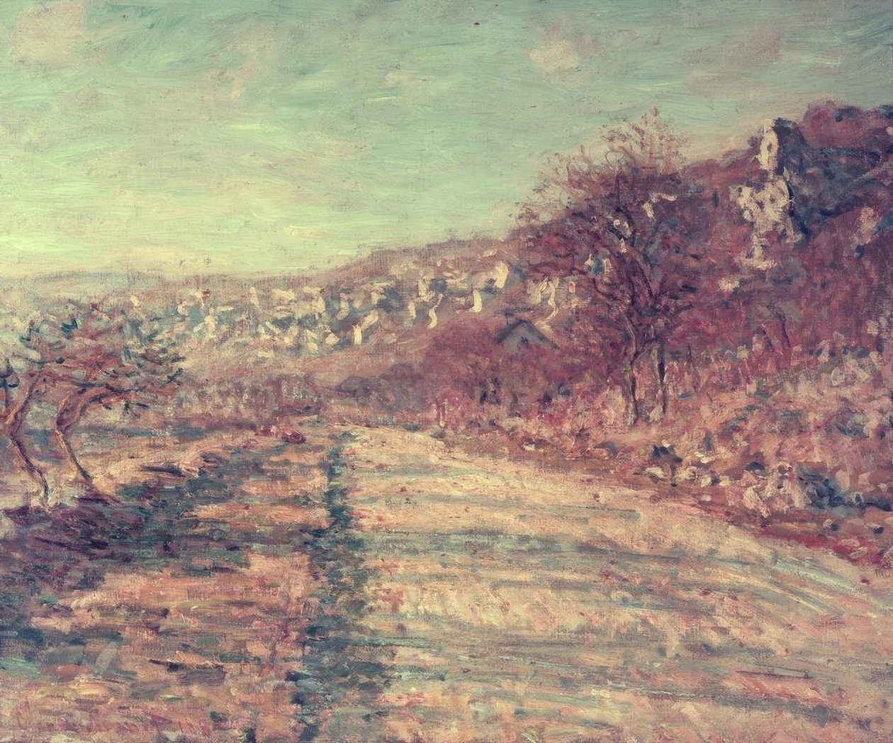 Ruten La Roche-Guyon af Claude Monet