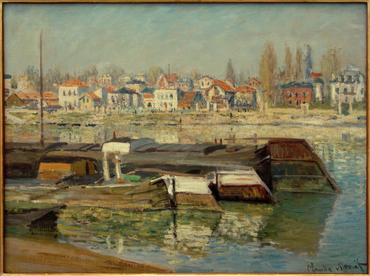 Seinen ved Asnières af Claude Monet