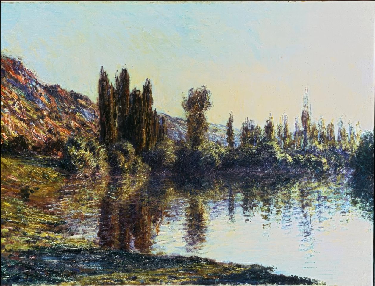 Seinen ved Vétheuil af Claude Monet