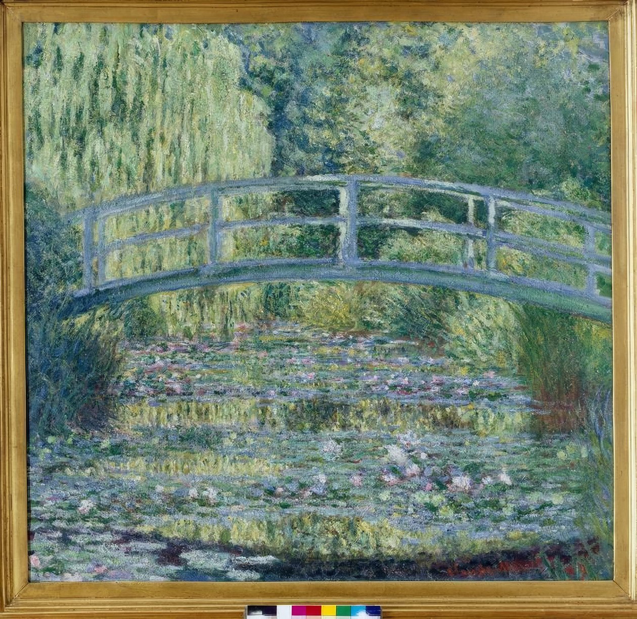 Åkandammen, grøn harmoni af Claude Monet