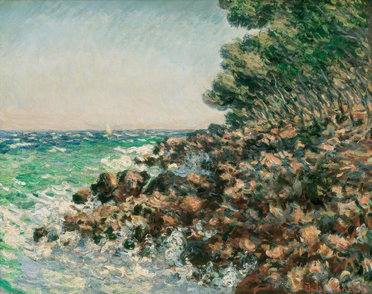 Cap Martin af Claude Monet