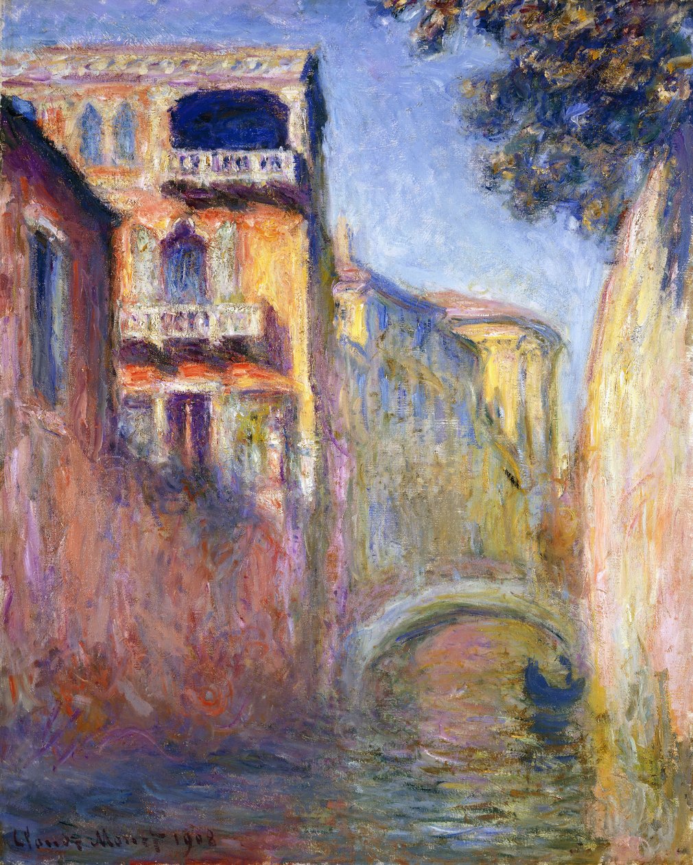 Salutfloden, 1908 af Claude Monet