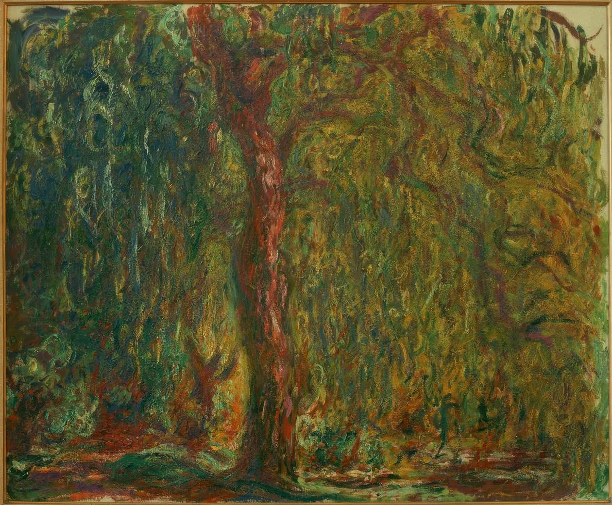 Le Saule pleureur (Den grædende pil) af Claude Monet