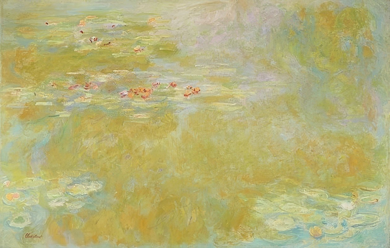 Le bassin aux nymphéas (Åkandedammen). Omkring 1916 af Claude Monet