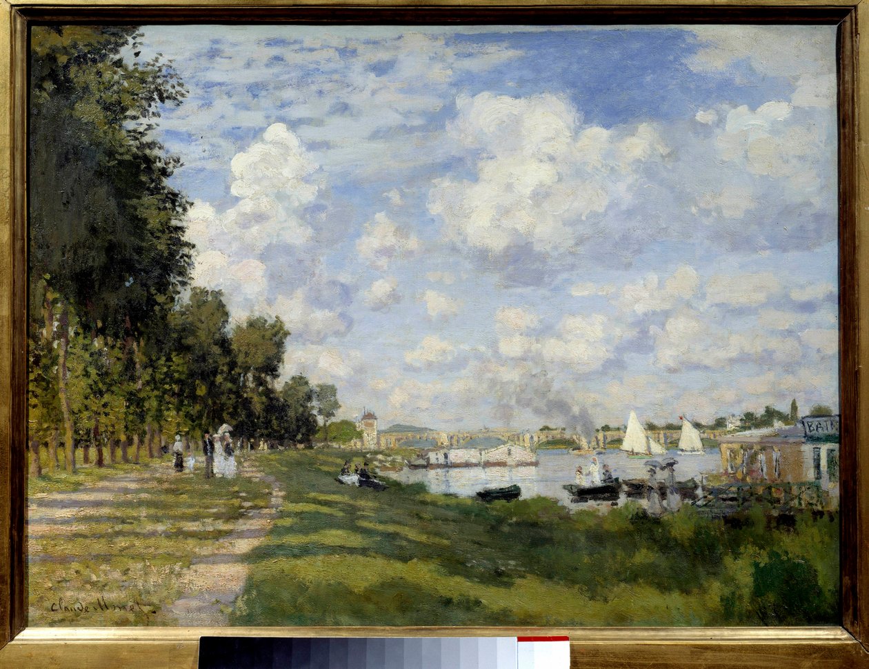Argenteuil-bassinet maleri af Claude Monet (1840-1926) 1872 søn. 0,6x0,8 m Paris, Musee d
