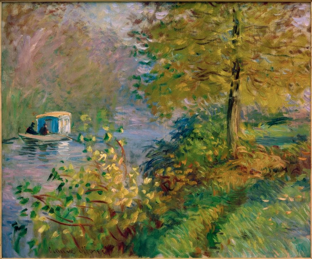 Værkstedsbåden af Claude Monet