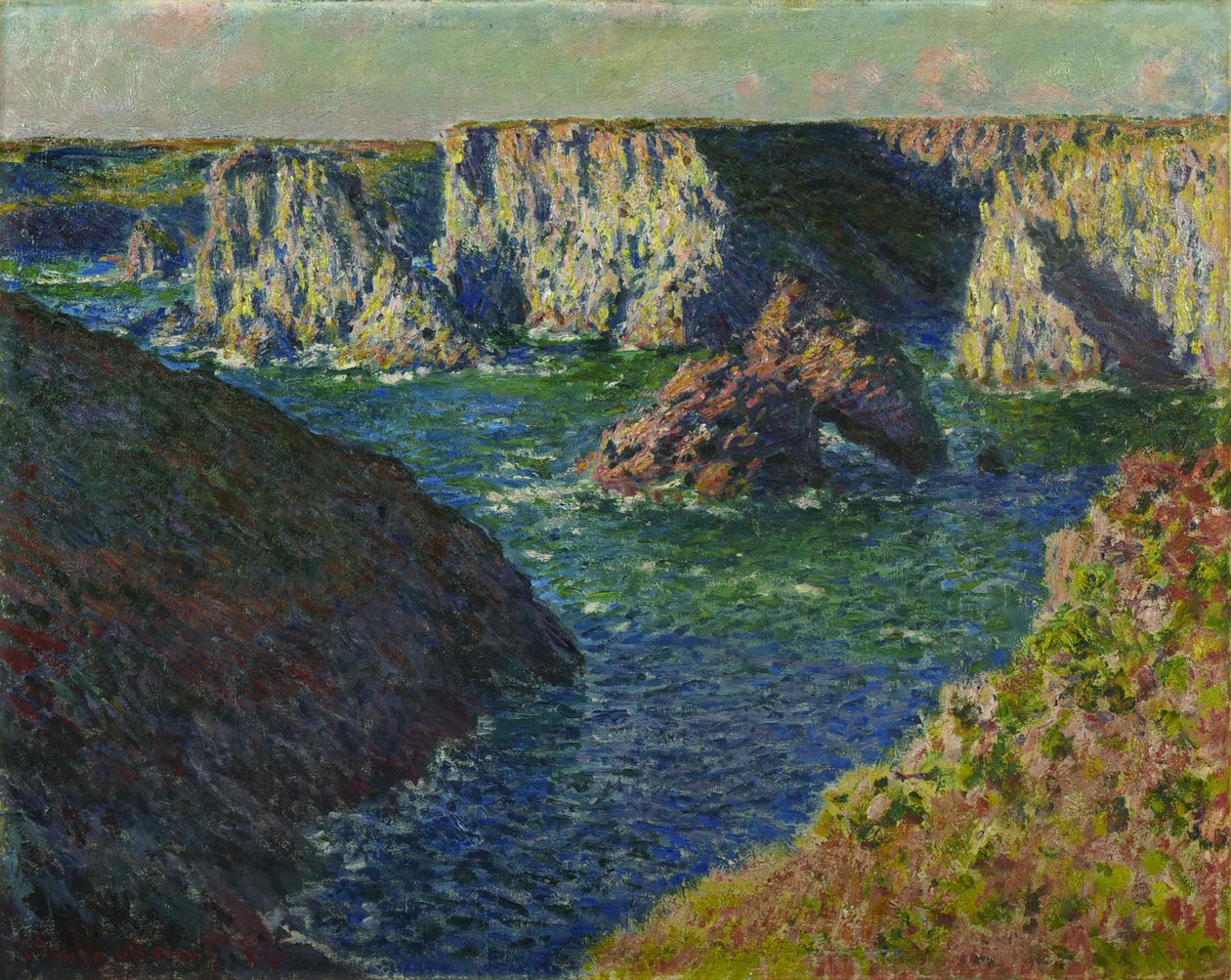 The Rocks of Belle-Ile The Rocks in Belle-Ile, 1886. af Claude Monet