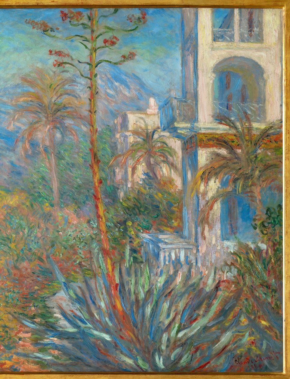 Les villas a Bordighera,1884 (olie på lærred) af Claude Monet