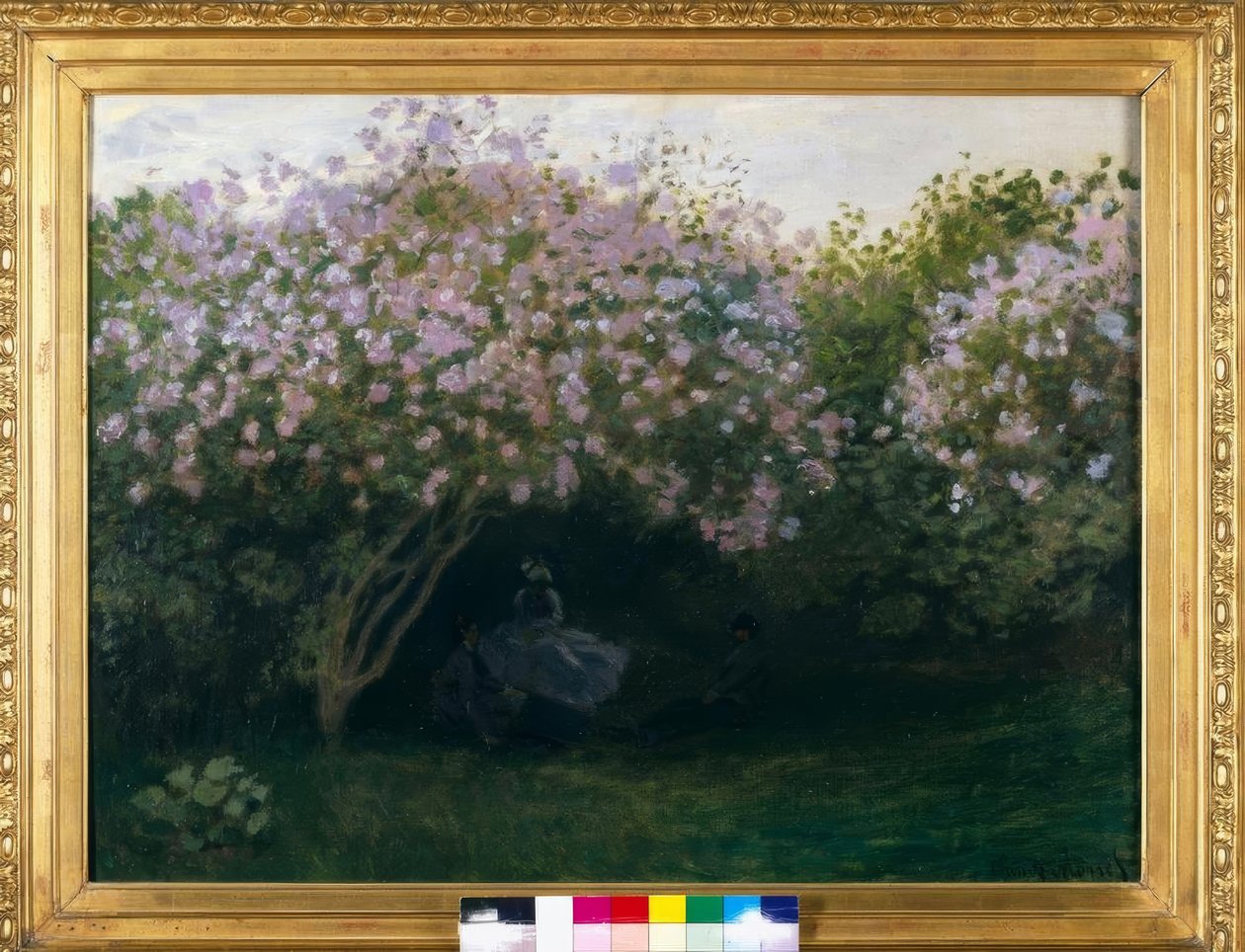 Lilla, gråvejr af Claude Monet