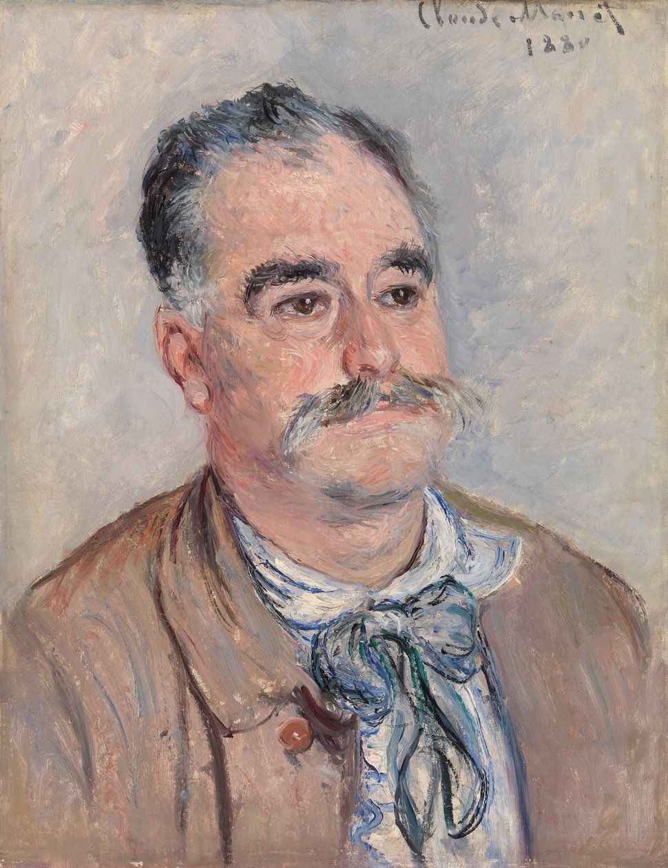 Monsieur Coqueret (far) (Portræt af Monsieur Coqueret [far]) af Claude Monet