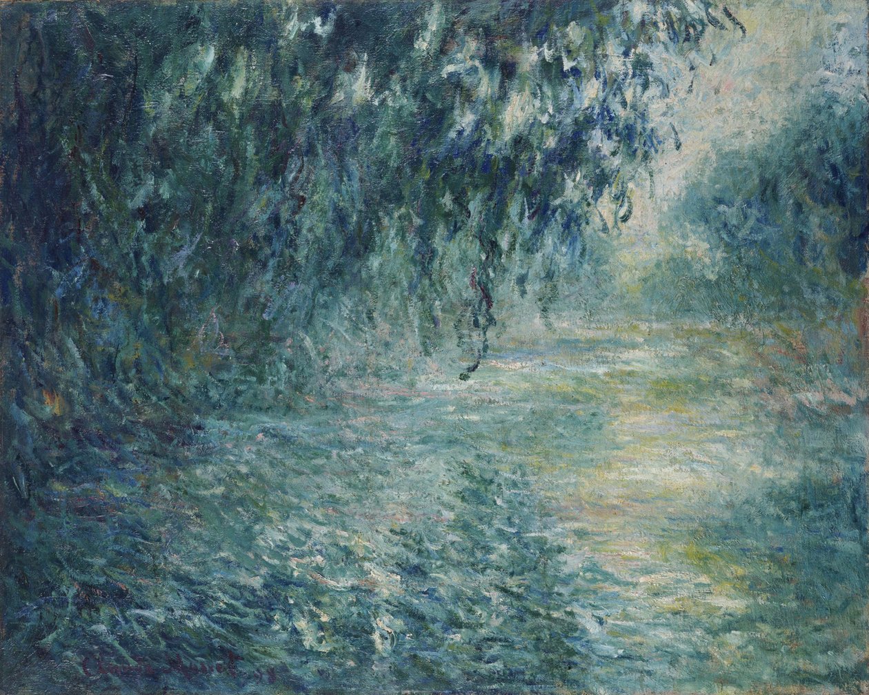 Morgen på Seinen af Claude Monet
