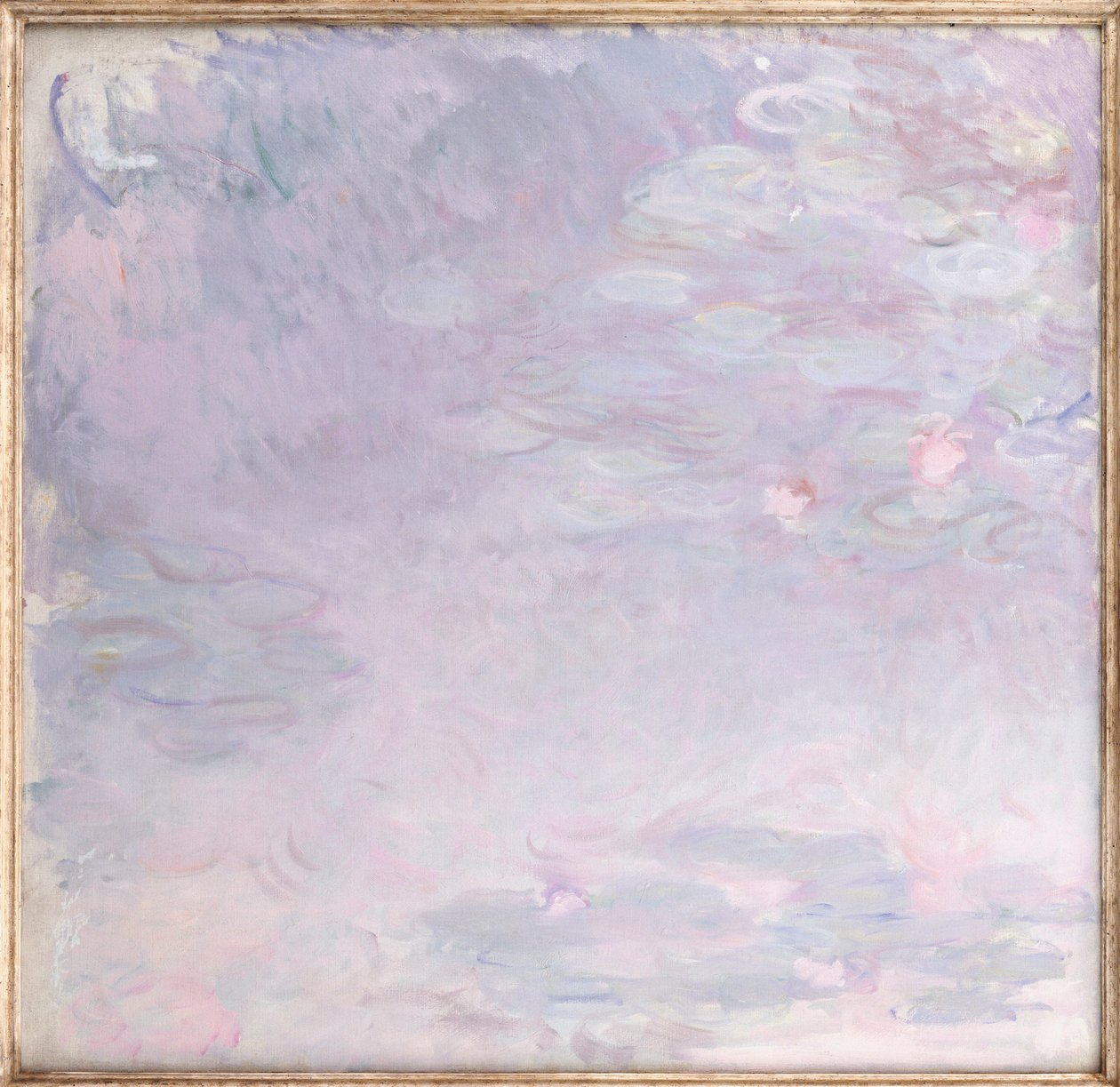 Blege åkander, ca. 1917-25 af Claude Monet