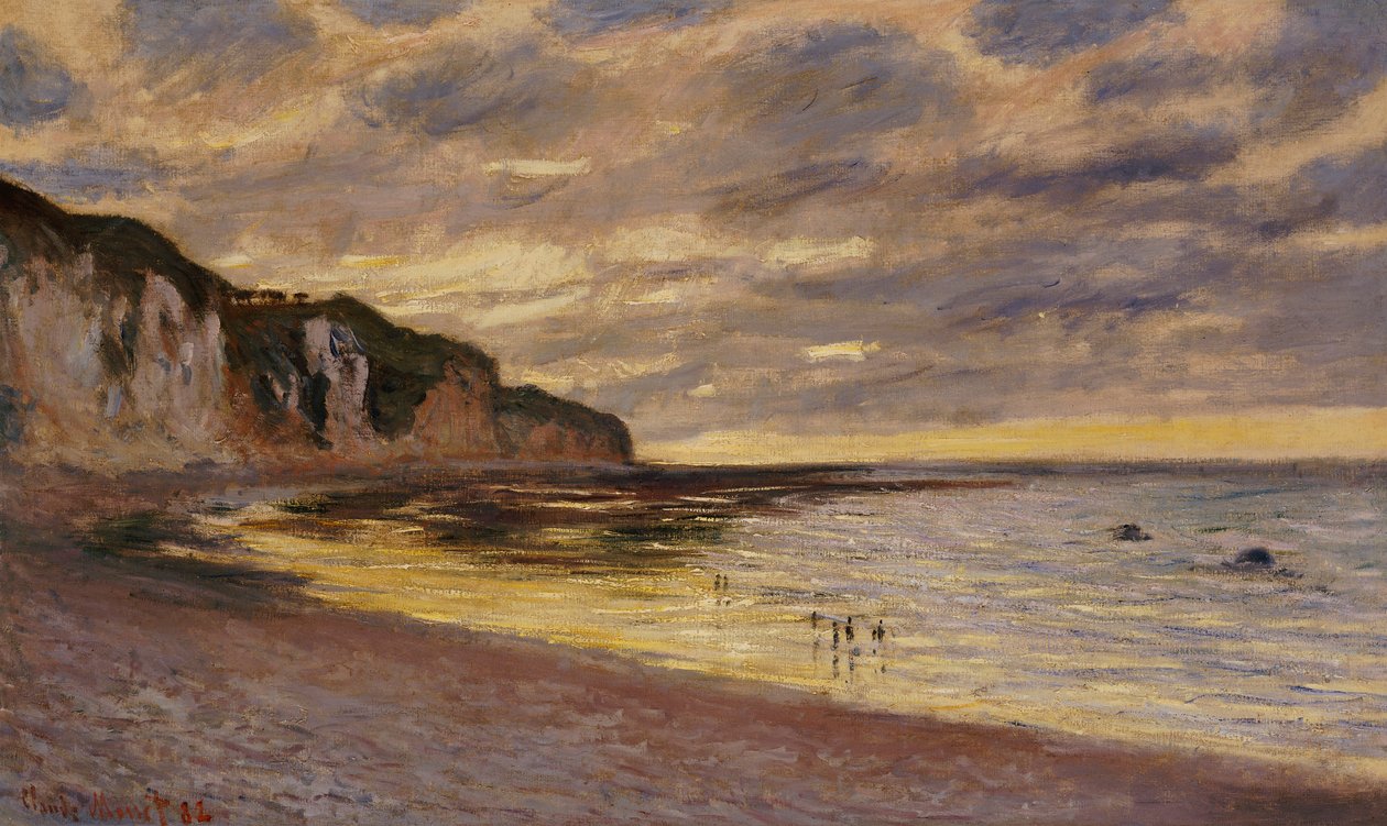 Pointe De Lailly, lavvande, 1882 af Claude Monet