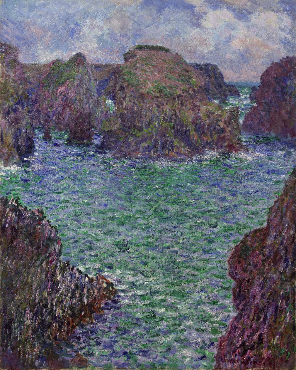 Port-Goulphar, Belle-Île af Claude Monet