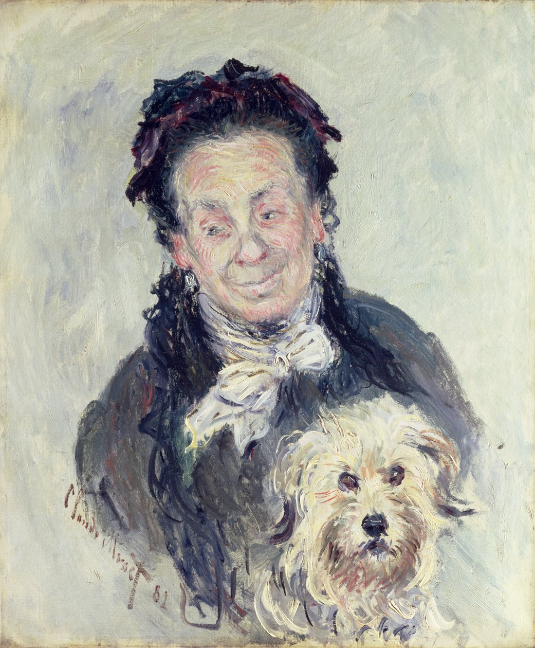 Portræt af Eugenie Graff (Madame Paul) 1882 af Claude Monet