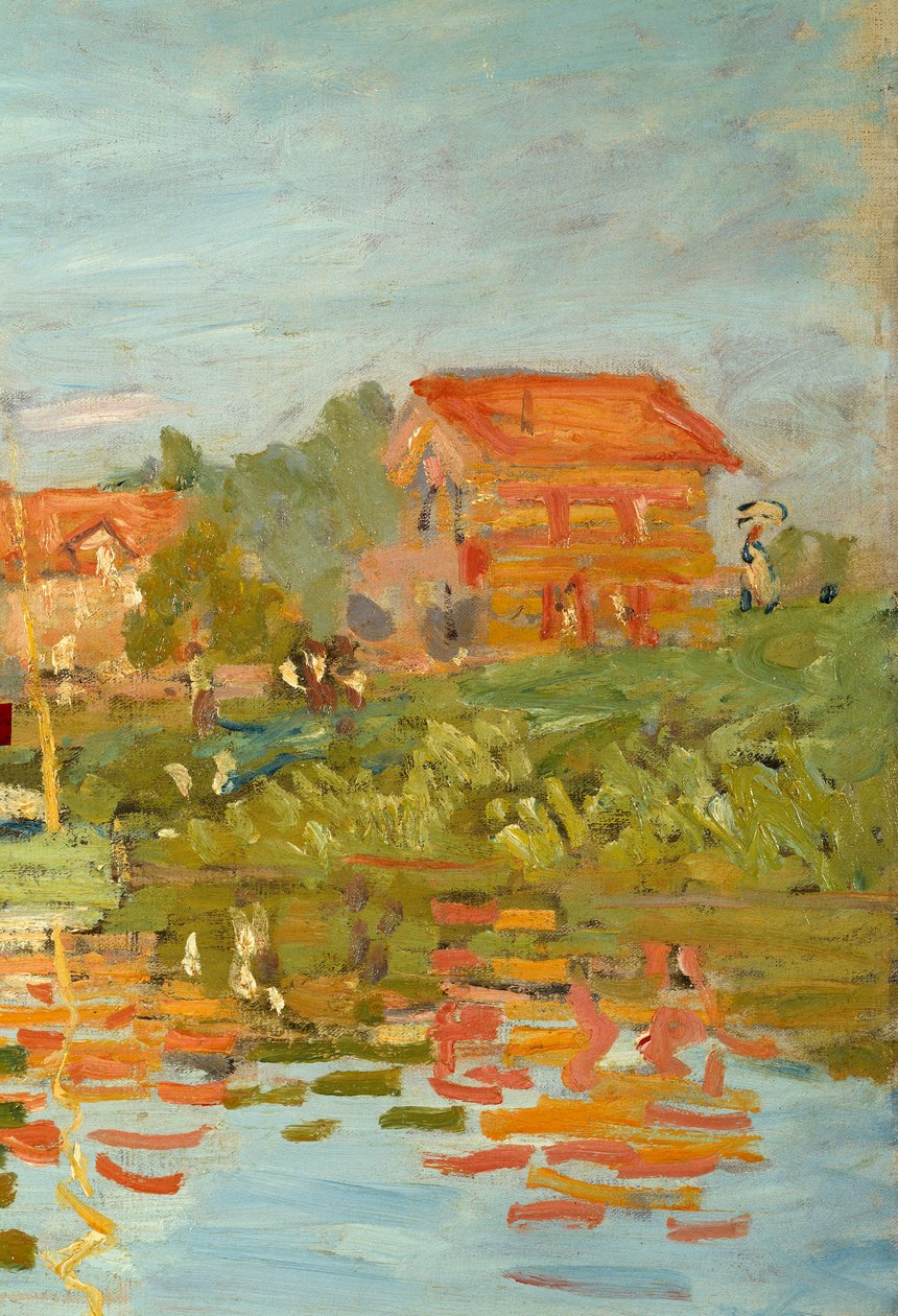 Regates til Argenteuil Detail. Maleri af Claude Monet (1840-1926) 1872 søn. 0,48 x 0,75 m Paris, musee d