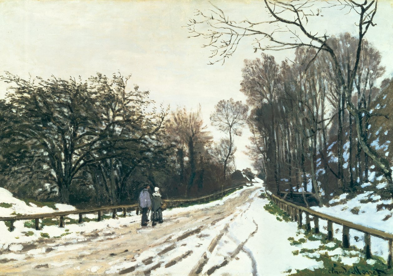Vejen mod gården, St. Simeon, Honfleur, ca. 1867 af Claude Monet