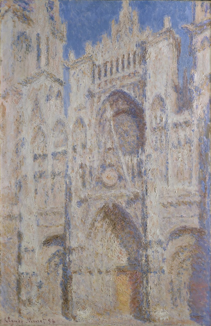 Katedralen i Rouen: Portalen (sollys), 1894 af Claude Monet