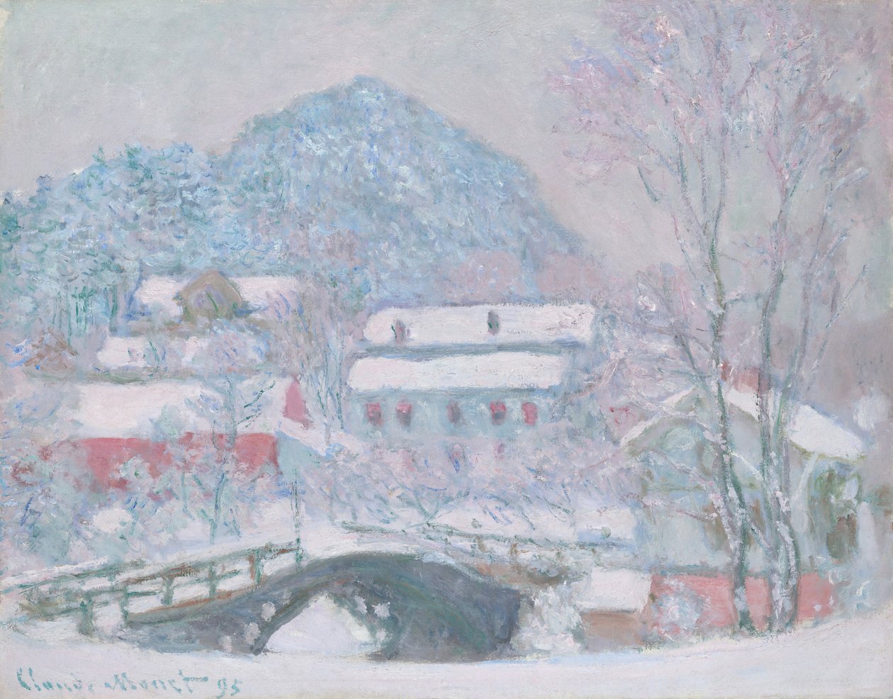 Sandvika, Norge, 1895. af Claude Monet