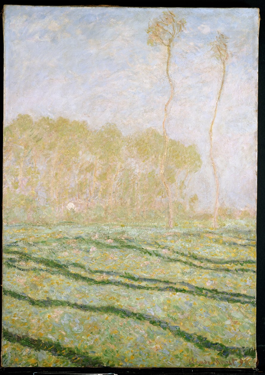 Spring Countryside ved Giverny, 1894 af Claude Monet