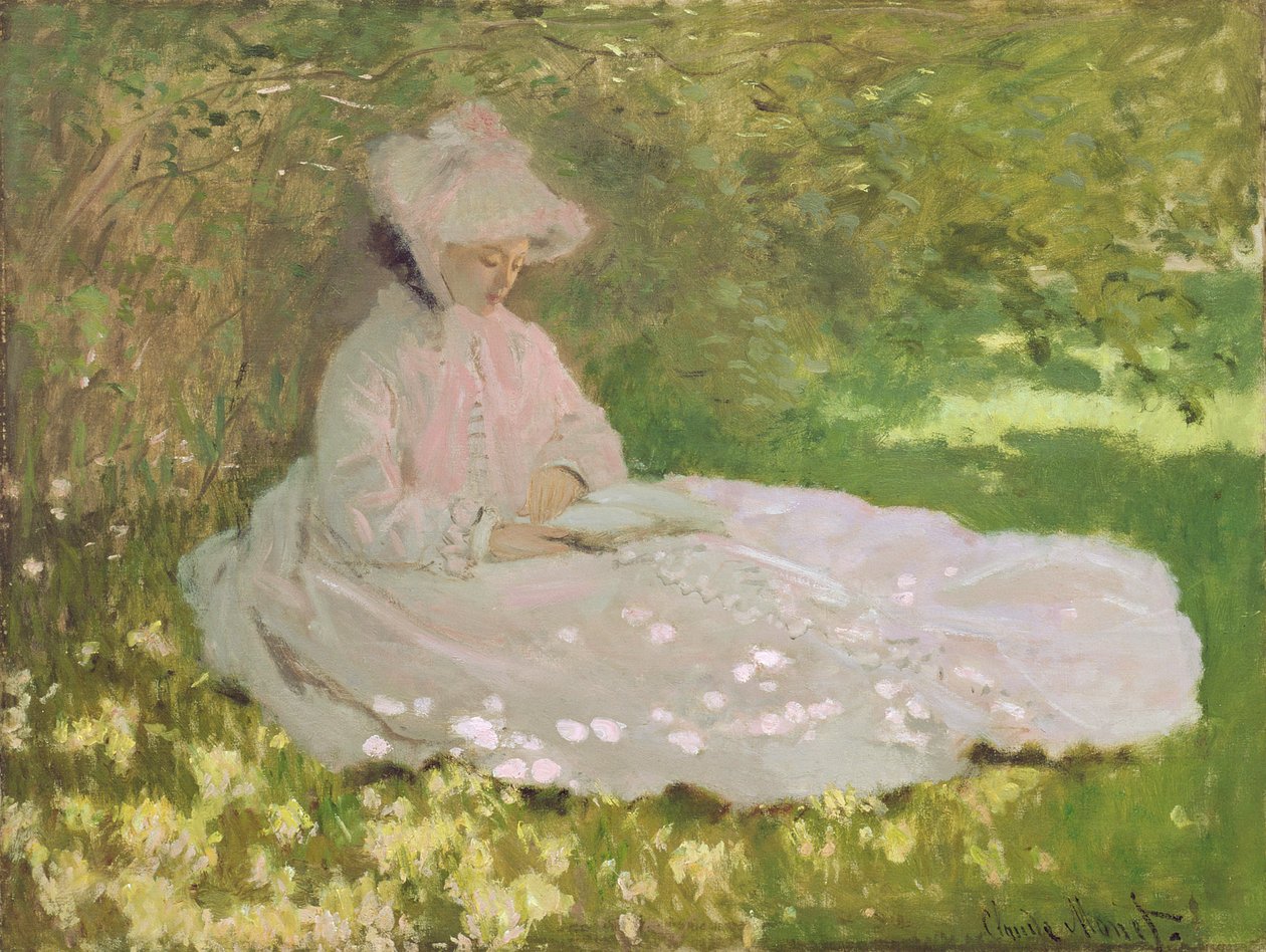 Forårstid af Claude Monet