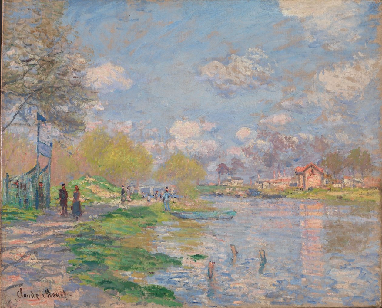Forår på Ile de la Grande Jatte af Claude Monet