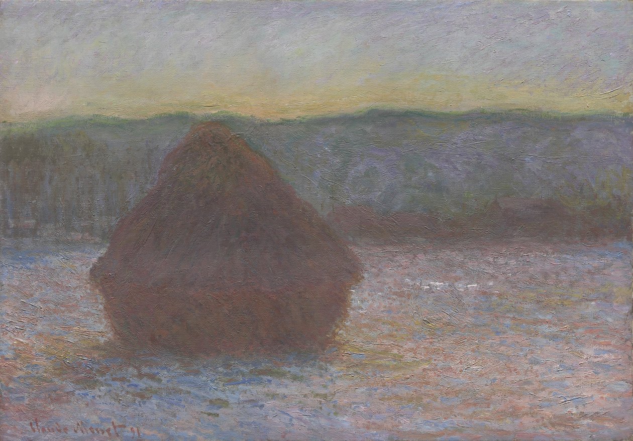 Stak af hvede af Claude Monet