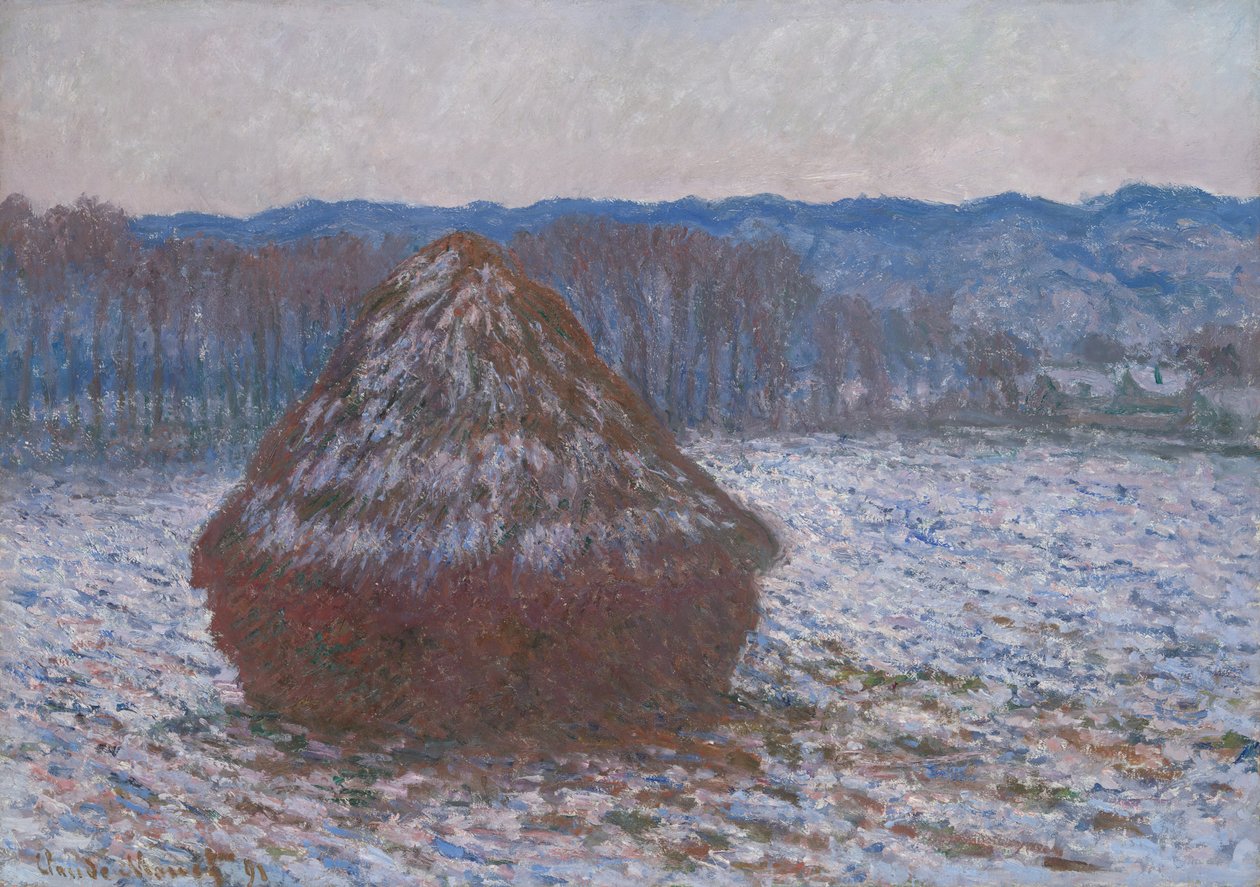 Stak af hvede, 189091. af Claude Monet