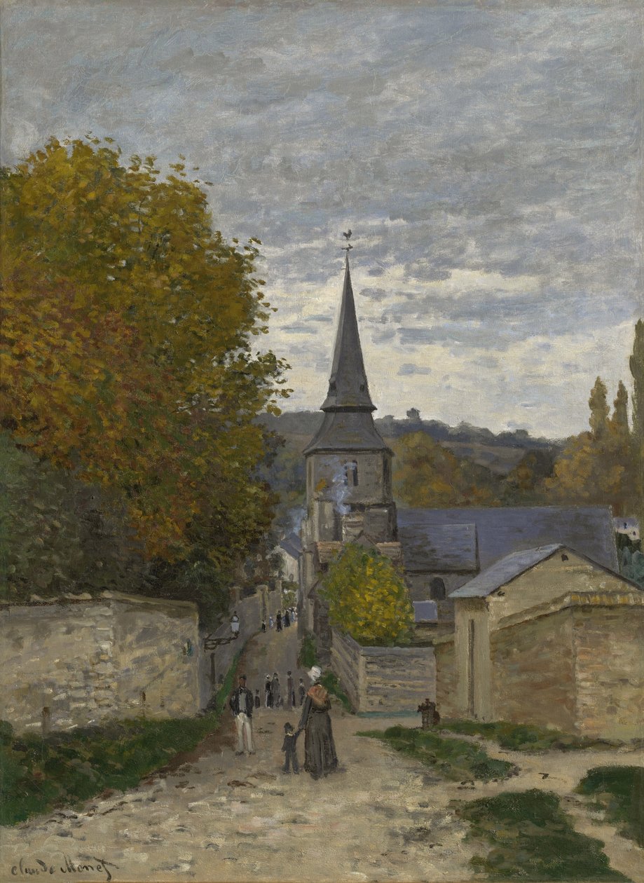 Gade i Sainte-Adresse, 1867 af Claude Monet