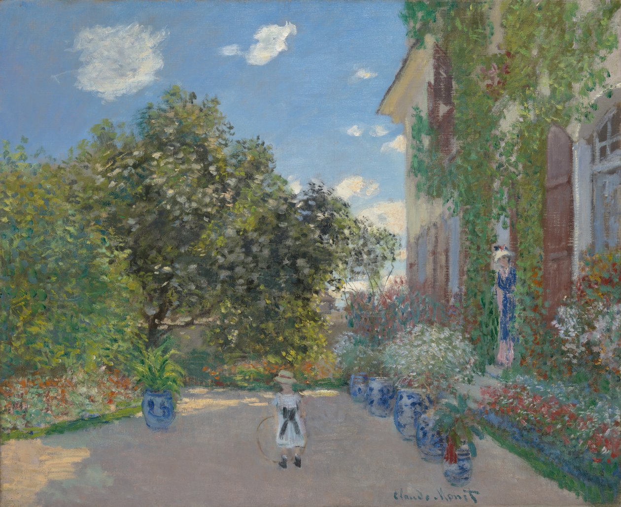 Kunstnerhuset i Argenteuil, 1873. af Claude Monet