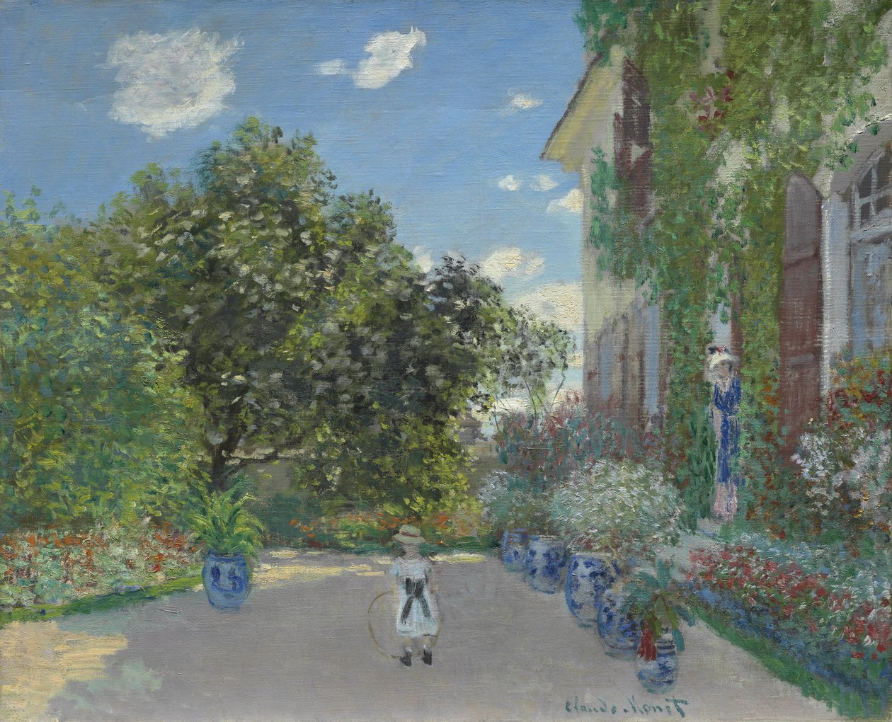 Kunstnerens hus i Argenteuil, 1873 af Claude Monet