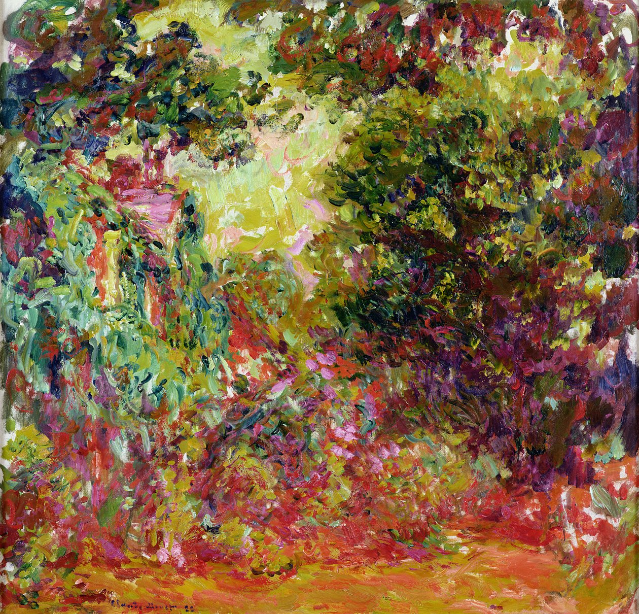 Kunstnerhuset fra Rosenhaven af Claude Monet