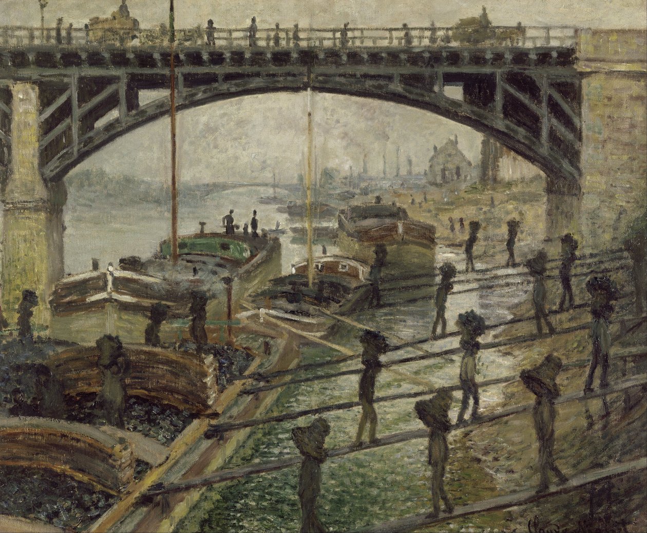 Kulminearbejderne af Claude Monet