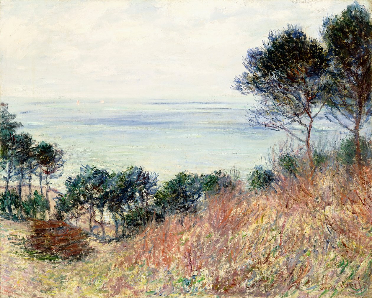 Kysten af Varengeville, 1882 af Claude Monet