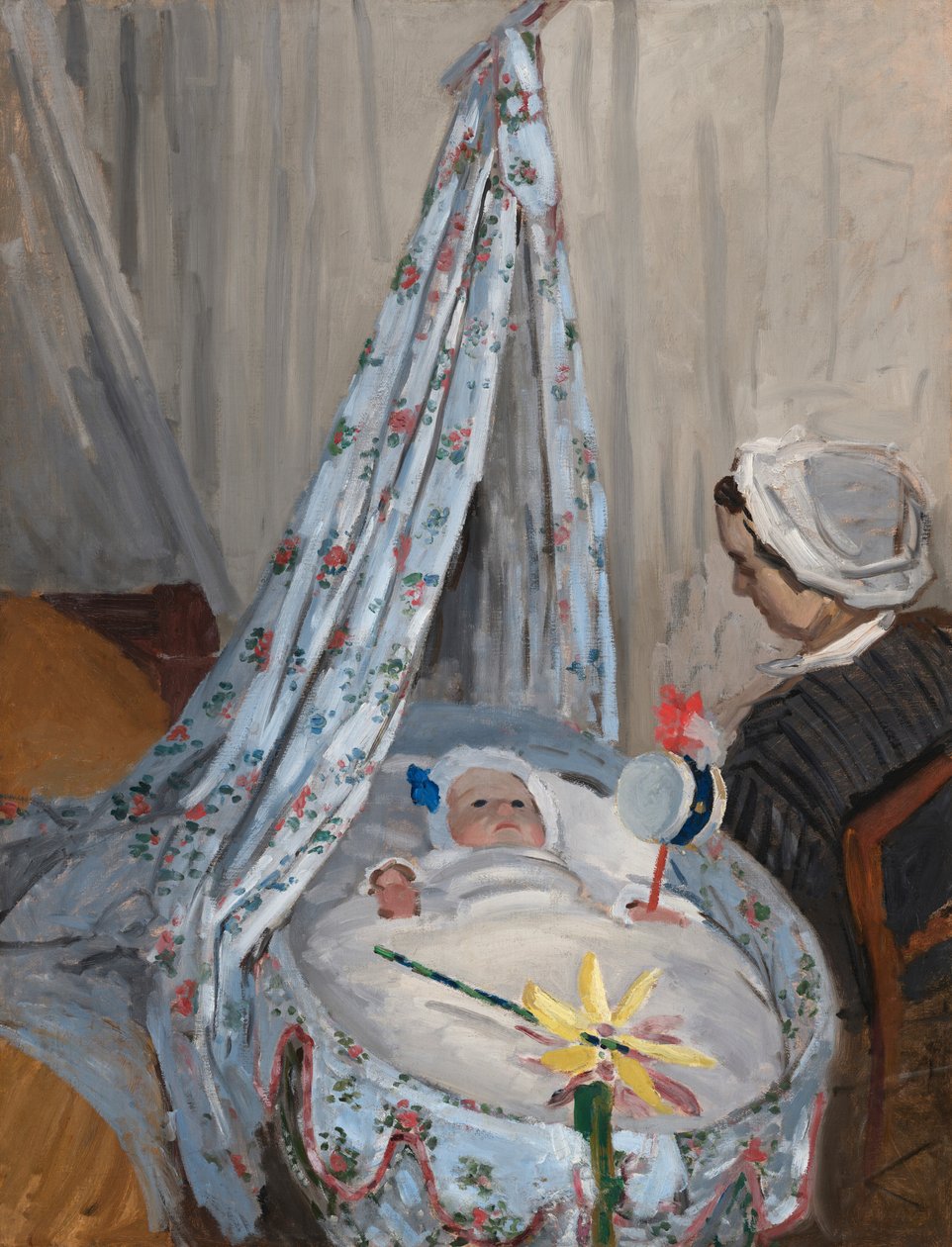 Vuggen – Camille med kunstnerens søn Jean af Claude Monet