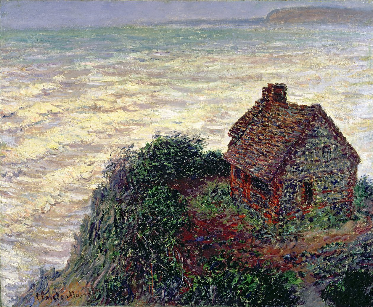 Toldbetjentens hus, Varengeville, 1882 af Claude Monet