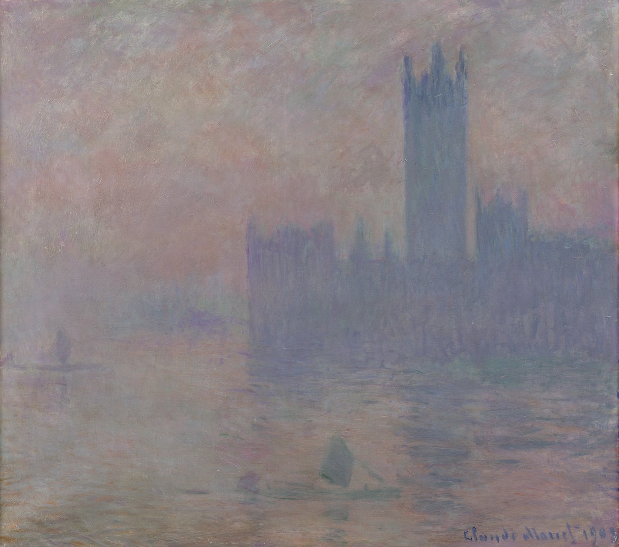 The Houses of Parliament, London, 1903 af Claude Monet