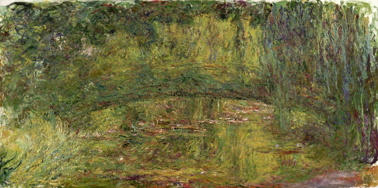 Den japanske bro af Claude Monet
