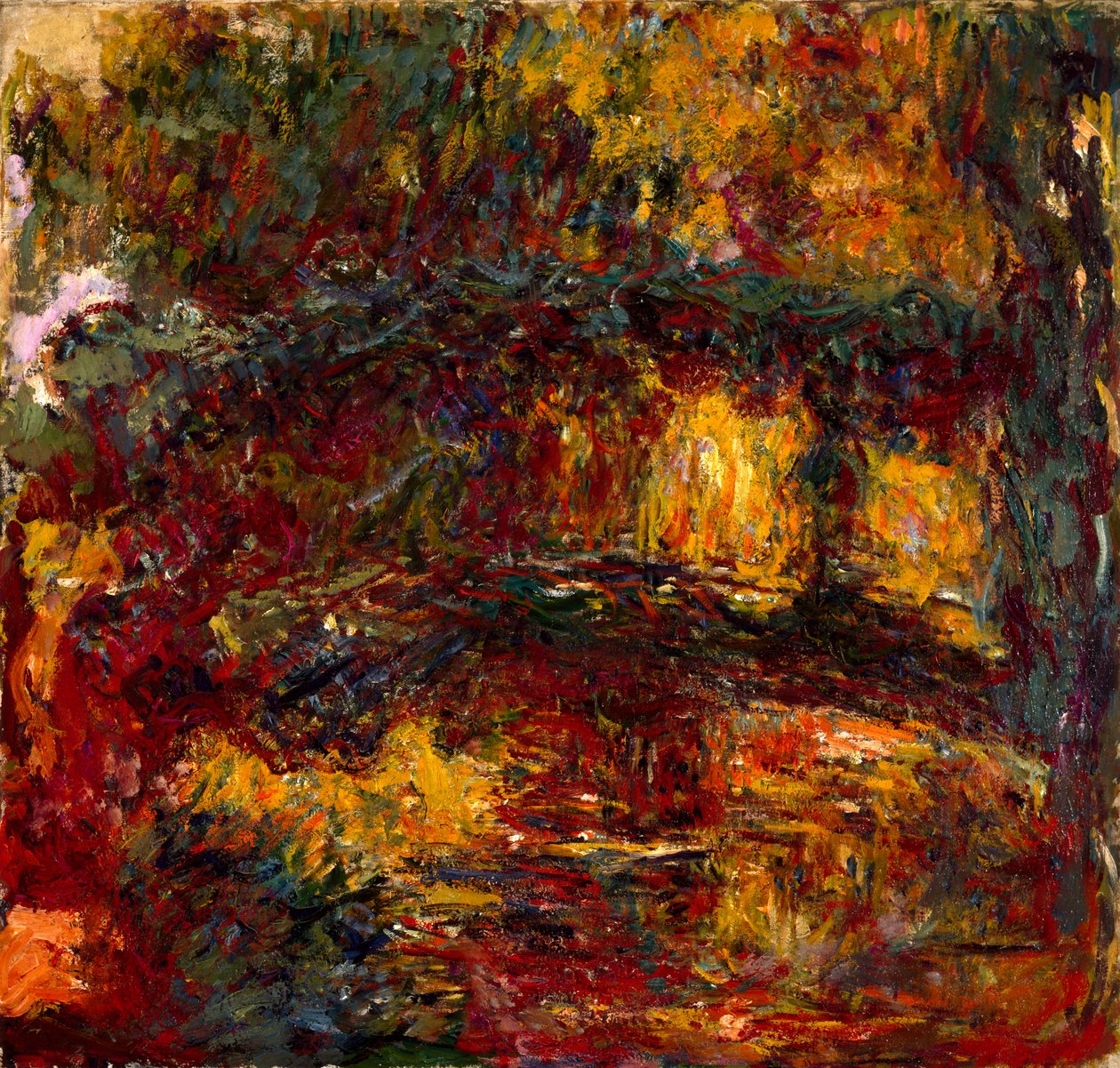 Den japanske bro, 1923 af Claude Monet
