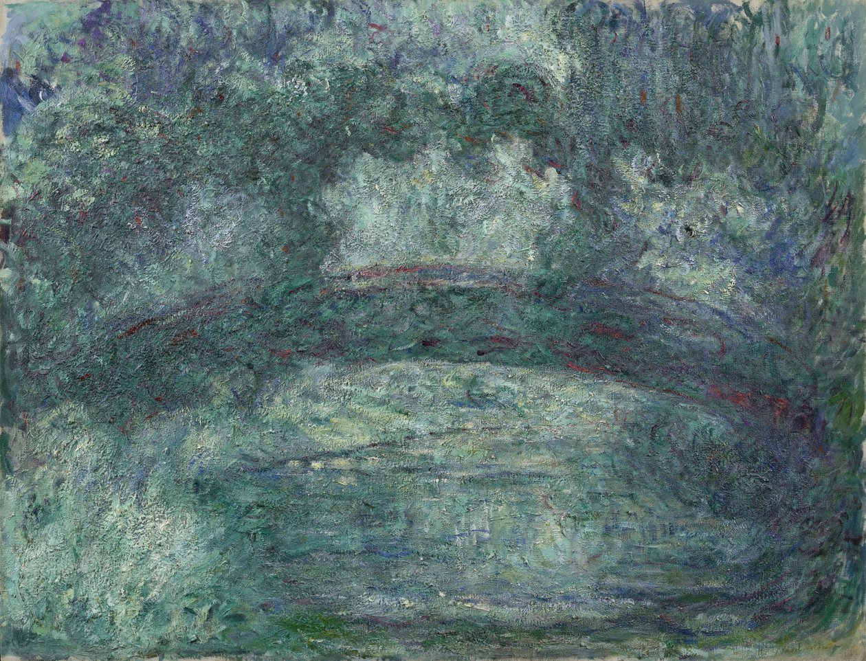 Den japanske bro, 1919-1924 af Claude Monet