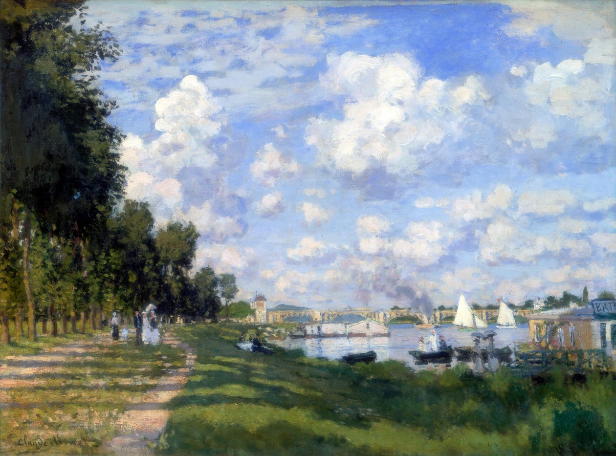 Marinaen i Argenteuil, 1872 af Claude Monet