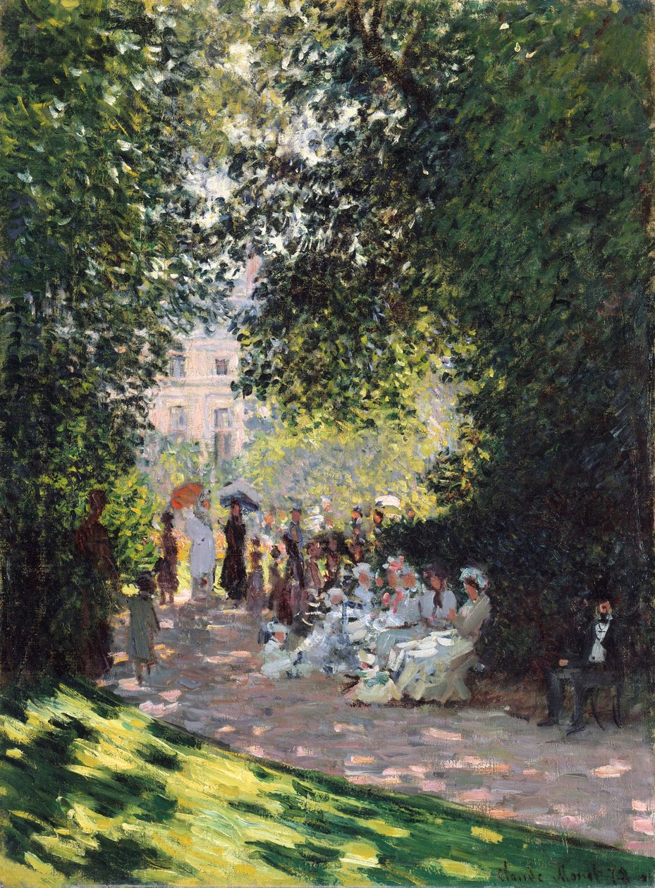 Parc Monceau af Claude Monet