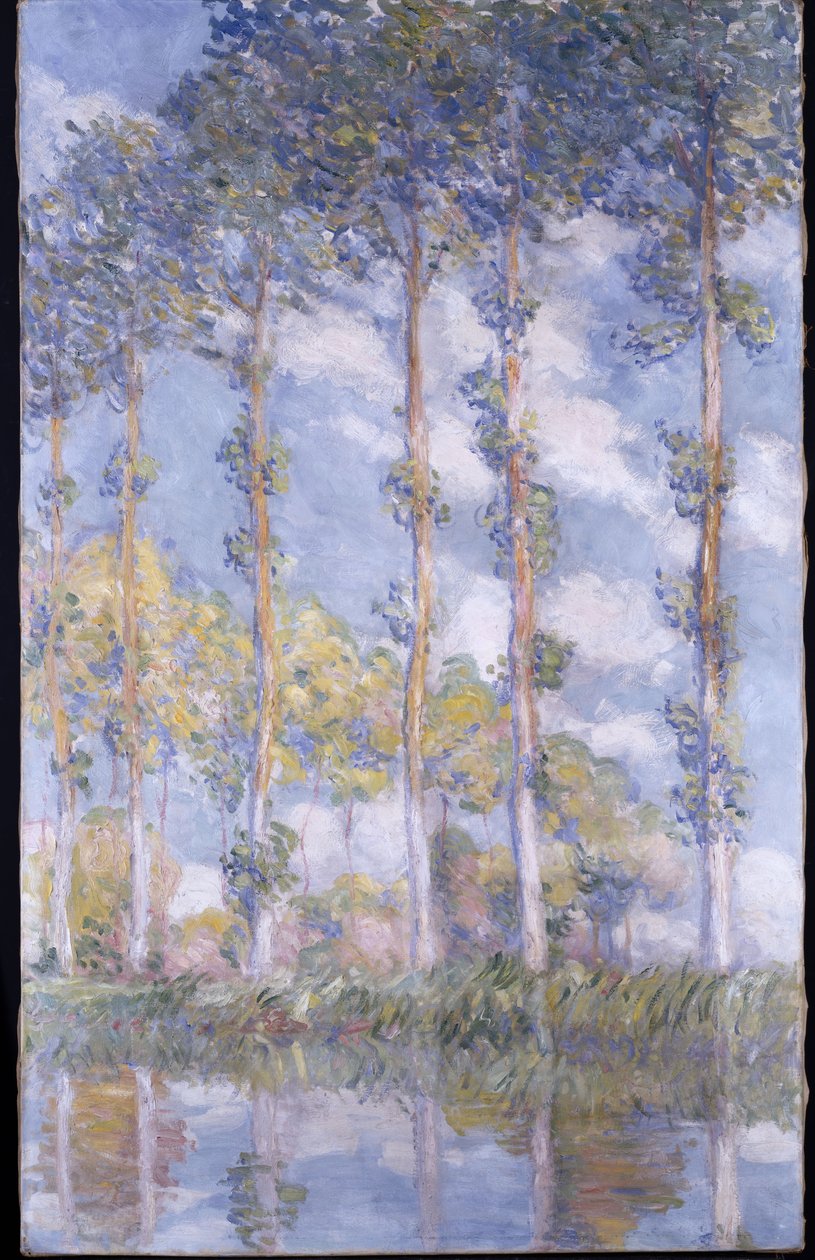 Poplerne af Claude Monet