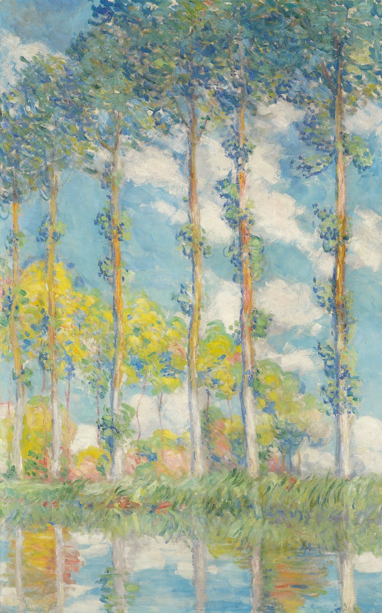 Poplerne; Poplerne, 1891 af Claude Monet