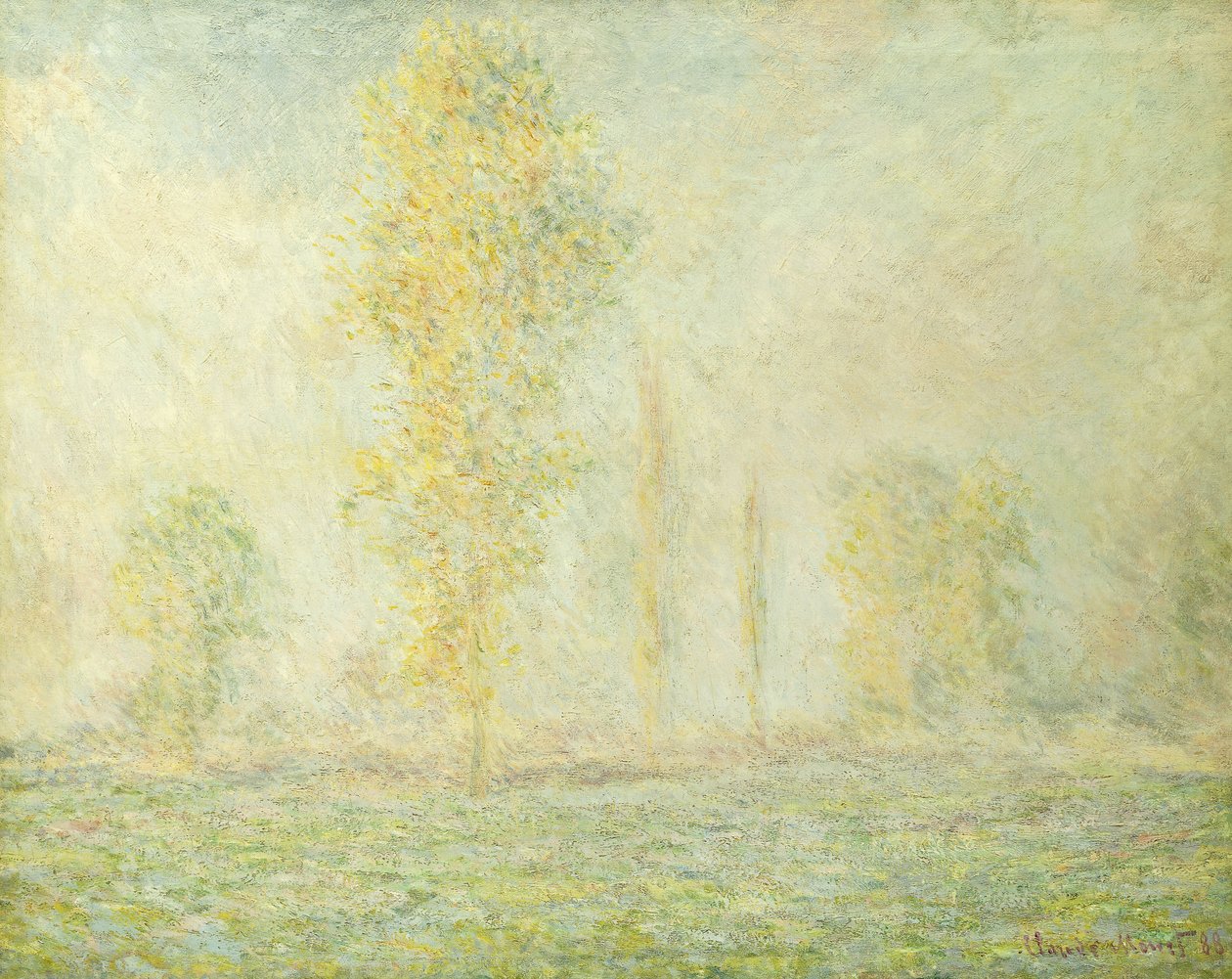 Prærien i Giverny; La Prairie a Giverny, 1888 af Claude Monet