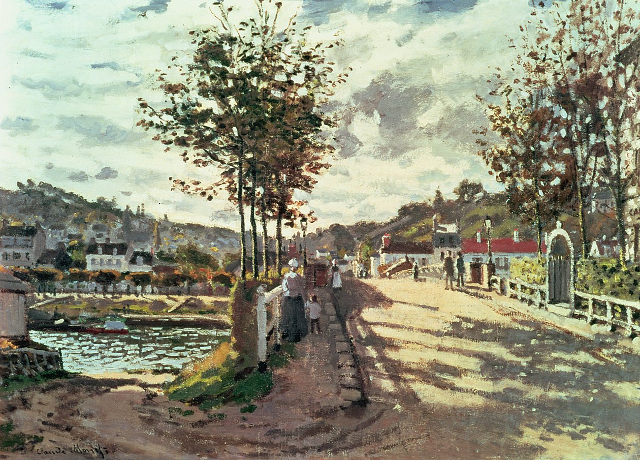 Seinen ved Bougival af Claude Monet
